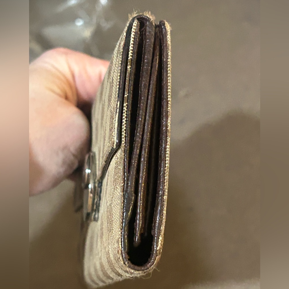 GUCCI Monogram Eclipse Continental Wallet Off White GUC - Picture 13 of 15